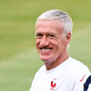 Didier Deschamps lors de l'entraînement de l'équipe de France de football pendant UEFA EURO 2020, à Budapest, Hongrie, le 21 juin 2021. © Anthony Bibard/FEP/Panoramic/Bestimage