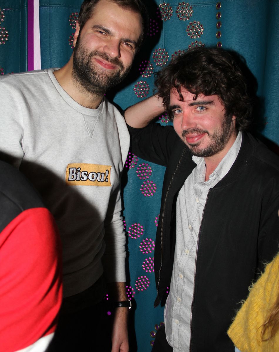 Quentin Margot et Éric Metzger - After-party du prix de Flore 2017 au club Paradisio à Paris, France, le 8 novembre 2017. © Philippe Baldini/Bestimage