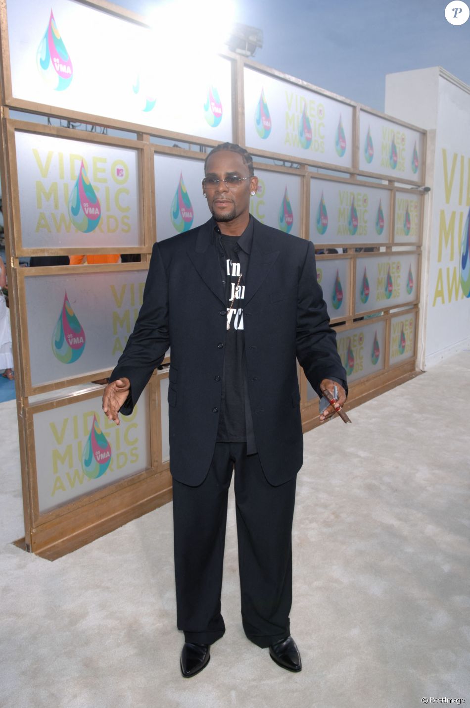 R. Kelly arrive aux MTV Video Music Awards 2005 à Miami, le 28 août ...