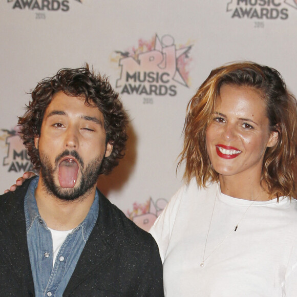 Laure Manaudou et son compagnon Jérémy Frérot - Arrivées à la 17ème cérémonie des NRJ Music Awards 2015 au Palais des Festivals à Cannes, le 7 novembre 2015. © Christophe Aubert via Bestimage