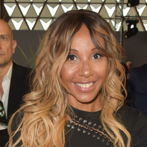 Cathy Guetta au défilé du gala de charité de Naomi Campbell "Fashion for Relief" lors du 70ème festival de Cannes à l'aéroport de Cannes-Mandelieu le 21 mai 2017. © Giancarlo Gorassini/Bestimage