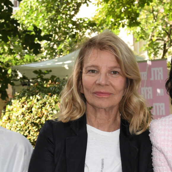 Marie NDiaye, Nicole Garcia (présidente du jury), Leïla Kaddour lors du photocall du jury lors du 14ème festival du film francophone de Angoulême le 24 août 2021. © Coadic Guirec / Bestimage 