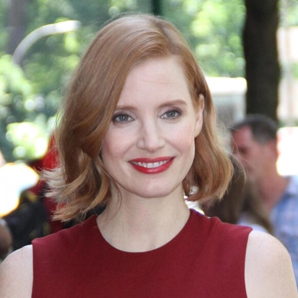 Jessica Chastain à la sortie de l'émission "The View" à New York le 26 juin 2018.