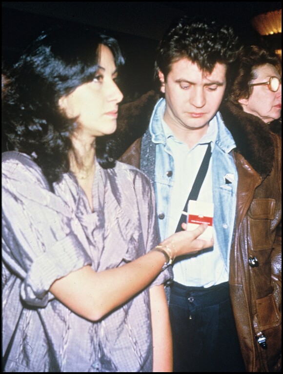 Daniel Balavoine et son épouse Corinne  en 1984