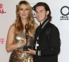 Céline Dion et son fils René Charles Angélil - Press room de la soirée Billboard Music Awards à T-Mobile Arena à Las Vegas, le 22 mai 2016