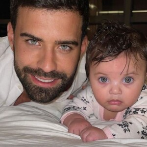 Vincent Queijo et sa fille Maria-Valentina sur Instagram, le 22 mars 2021