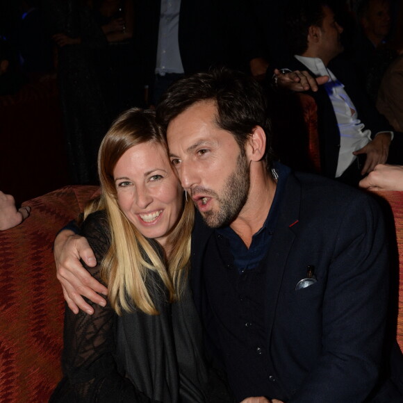 Frédéric Diefenthal et sa compagne - Soirée du premier anniversaire du "Manko-Paris" à Paris le 25 janvier 2017. © Rachid Bellak/Bestimage