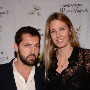 Frédéric Diefenthal et sa compagne - Dîner pour la fondation Marc Veyrat au restaurant Victoria à Paris, France, le 21 novembre 2017. © Rachid Bellak/Bestimage