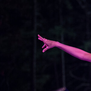 Exclusif - Élodie Frégé lors de la première édition du Festival Pellicu-Live. Thuir, le 26 août 2021. © Laurence Coranti / Pellicu-Live via Bestimage