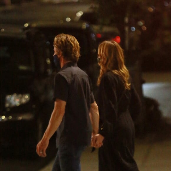 Exclusif - Julia Roberts et son mari Danny Moder sont allés dîner en amoureux à New York, le 6 août 2021.