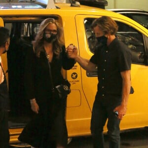 Exclusif - Julia Roberts et son mari Danny Moder sont allés dîner en amoureux à New York, le 6 août 2021.