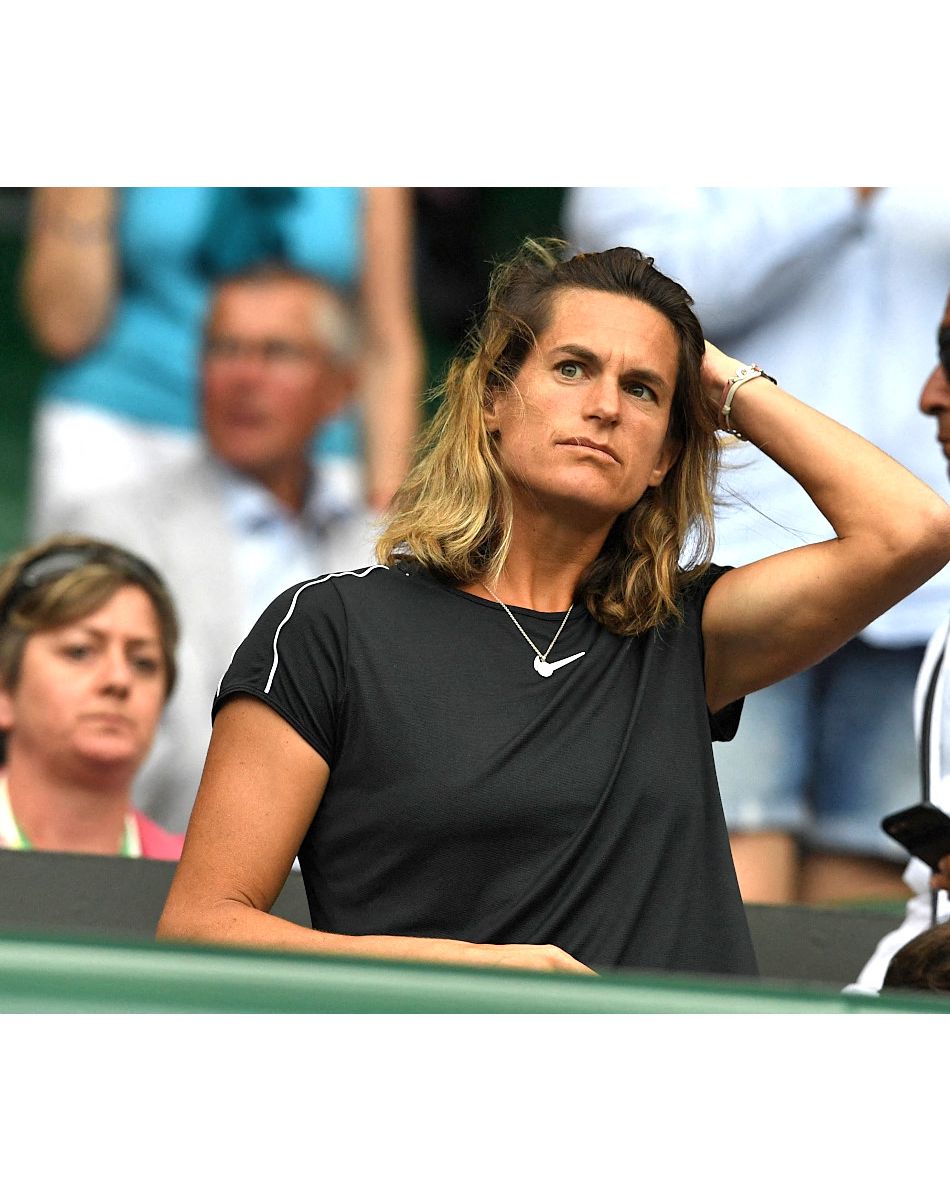 Amélie Mauresmo - Jour 8 du tournoi de tennis de Wimbledon 2019 à Londres, le 6 juillet 2019.