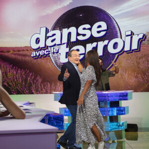 Exclusif - Jean-Pierre Pernaut et sa femme Nathalie Marquay-Pernaut - L'émission TPMP (Touche pas à Mon Poste) © Jack Tribeca / Bestimage