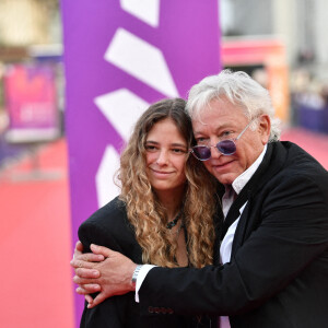 Laurent Boyer et sa fille Marinne assistent à la remise du Hollywood Rising-Star Award et à la  projection du film "Flag Day" lors de la 47ème édition du Festival du Cinéma Américain de Deauville. Le 4 septembre 2021. © Rachid Bellak/Bestimage