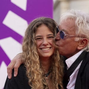 Laurent Boyer et sa fille Marinne assistent à la remise du Hollywood Rising-Star Award et à la  projection du film "Flag Day" lors de la 47ème édition du Festival du Cinéma Américain de Deauville. Le 4 septembre 2021. © Rachid Bellak/Bestimage