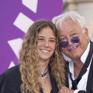 Laurent Boyer et sa fille Marinne assistent à la remise du Hollywood Rising-Star Award et à la  projection du film "Flag Day" lors de la 47ème édition du Festival du Cinéma Américain de Deauville. Le 4 septembre 2021. © Rachid Bellak/Bestimage