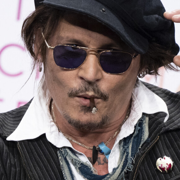 Johnny Depp en conférence de presse lors de la 47éme édition du Festival du Cinéma Américain de Deauville, France, le 5 septembre 2021. © Olivier Borde/Bestimage 