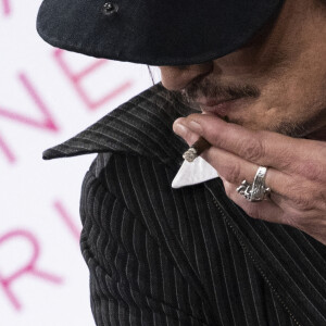 Johnny Depp en conférence de presse lors de la 47éme édition du Festival du Cinéma Américain de Deauville, France, le 5 septembre 2021. © Olivier Borde/Bestimage 