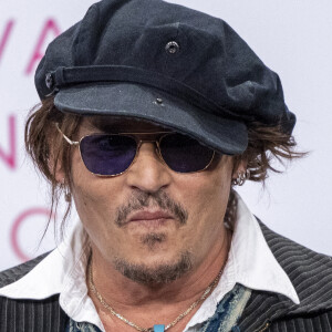 Johnny Depp en conférence de presse lors de la 47éme édition du Festival du Cinéma Américain de Deauville. © Olivier Borde/Bestimage 