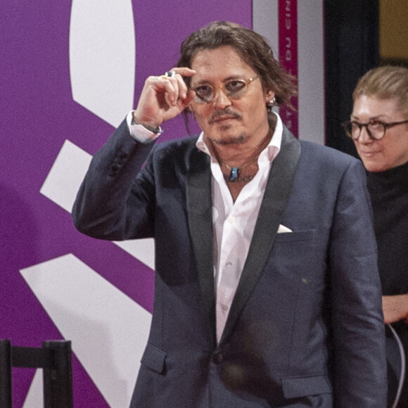 Johnny Depp lors de la première de "City of Lies" lors du 47éme édition du Festival du Cinéma Américain de Deauville le 5 septembre 2021. © Olivier Borde / Bestimage 