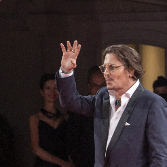 Johnny Depp lors de la première de "City of Lies" lors du 47éme édition du Festival du Cinéma Américain de Deauville le 5 septembre 2021. © Olivier Borde / Bestimage 