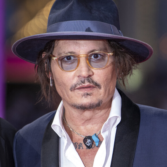 Johnny Depp lors de la première de "City of Lies" lors du 47éme édition du Festival du Cinéma Américain de Deauville le 5 septembre 2021. © Olivier Borde / Bestimage 