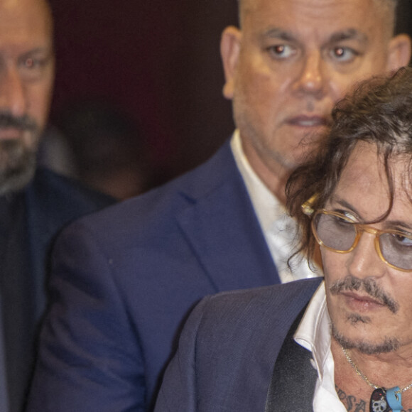 Johnny Depp lors de la première de "City of Lies" lors du 47éme édition du Festival du Cinéma Américain de Deauville le 5 septembre 2021. © Olivier Borde / Bestimage 