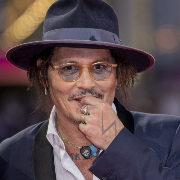 Johnny Depp lors de la première de "City of Lies" lors du 47éme édition du Festival du Cinéma Américain de Deauville le 5 septembre 2021. © Olivier Borde / Bestimage 