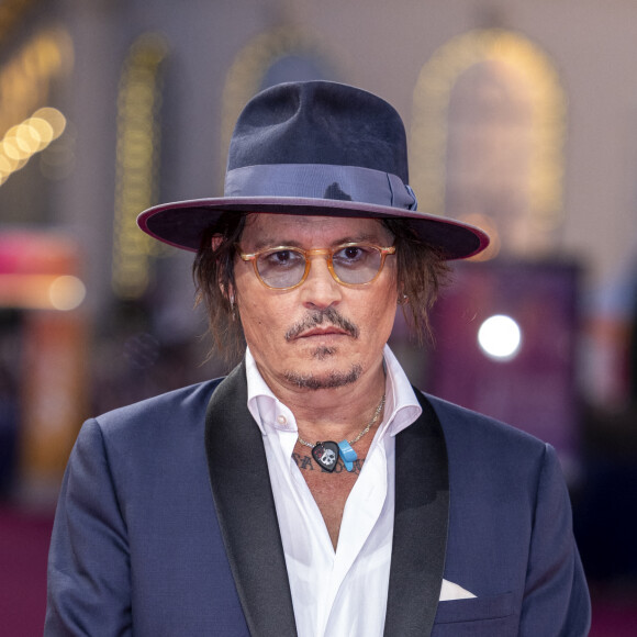 Johnny Depp lors de la première de "City of Lies" lors du 47éme édition du Festival du Cinéma Américain de Deauville le 5 septembre 2021. © Olivier Borde / Bestimage 