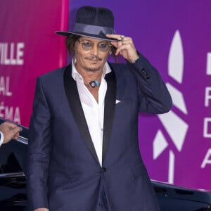 Johnny Depp lors de la première de "City of Lies" lors du 47éme édition du Festival du Cinéma Américain de Deauville le 5 septembre 2021. © Olivier Borde / Bestimage 