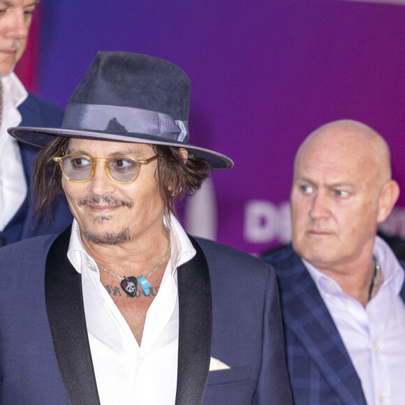 Johnny Depp lors de la première de "City of Lies" lors du 47éme édition du Festival du Cinéma Américain de Deauville le 5 septembre 2021. © Olivier Borde / Bestimage 