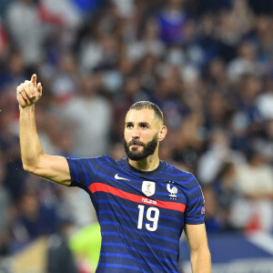 Karim Benzema (france) - Match de football : Eliminatoires coupe du monde 2022 : La France bat la Finlande 2-0 à Lyon le 7 septembre 2021. © Frédéric Chambert/Panoramic/Bestimage