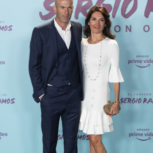 Zinedine Zidane et sa femme Véronique à l'avant-première du documentaire "Le coeur de Sergio Ramos" à Madrid le 10 septembre 2019.