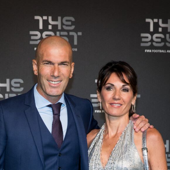 Zinedine Zidane et sa femme Véronique arrivent à la cérémonie des Trophées Fifa 2018 au Royal Festival Hall à Londres, le 25 septembre 2018. © Cyril Moreau/Bestimage