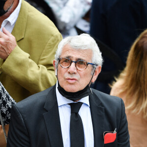 Michel Boujenah durant la cérémonie d'hommage à Jean-Paul Belmondo aux Invalides. Photo by David Niviere/ABACAPRESS.COM