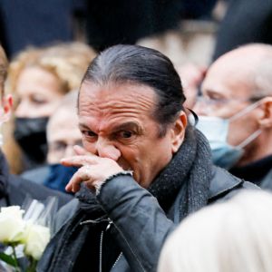 Francis Lalanne - Sorties des Obsèques du danseur étoile Patrick Dupond en l'église Saint-Roch à Paris, France.