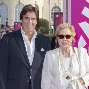 Sylvie Vartan et Tony Scotti - Première du film "Les choses humaines" lors de la 47éme édition du Festival du Cinéma Américain de Deauville. © Olivier Borde / Bestimage