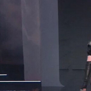 Madonna sur la scène des "Music Video Awards (VMA)" à New York, le 12 septembre 2021. 