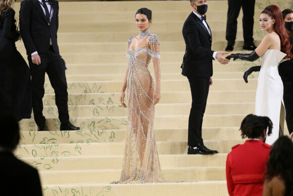 Kendall Jenner, Gigi Hadid - People au photocall de la soirée du Met Gala (Met Ball) 2021 "Celebrating In America: A Lexicon Of Fashion" au Metropolitan Museum of Art à New York le 13 septembre 2021.