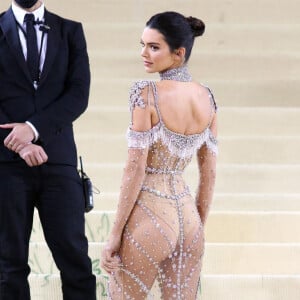 Kendall Jenner et Kim Kardashian à la soirée du Met Gala (Met Ball) 2021 "Celebrating In America: A Lexicon Of Fashion" au Metropolitan Museum of Art à New York le 13 septembre 2021.er