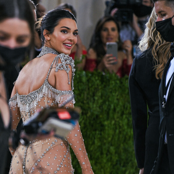 Kendall Jenner à la soirée du Met Gala (Met Ball) 2021 "Celebrating In America: A Lexicon Of Fashion" au Metropolitan Museum of Art à New York le 13 septembre 2021.