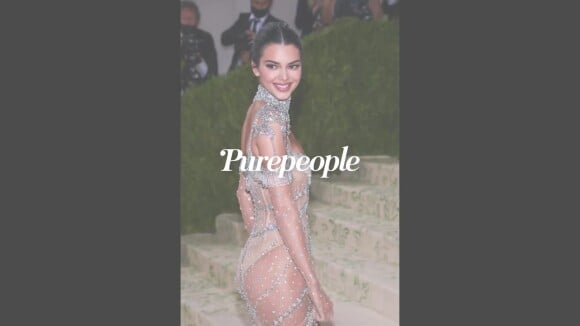 Met Gala 2021 : Kendall Jenner tout en transparence, les fesses habillées de strass