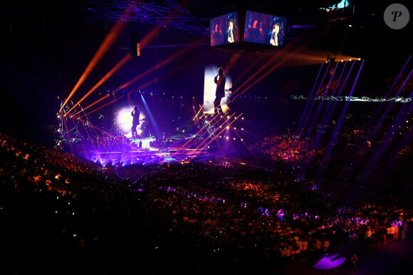 Exclusif - Concert hommage à Johnny Hallyday "Que je t'aime" à l'AccorHotels Arena Paris Bercy à Paris. Le 14 septembre 2021 © Borde-Jacovides-Moreau / Bestimage