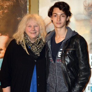 Yolande Moreau et Khaled Alouach - Avant-première du film "De toutes mes forces" au cinéma UGC Les Halles à Paris, le 2 mai 2017. 