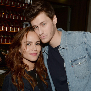 Jean-Baptiste Maunier et sa compagne Léa Arnezeder - After party du concert des "Enfoirés" à l'Arc à Paris. © Rachid Bellak/Bestimage