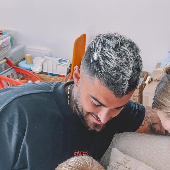 Jessica Thivenin et Thibault Garcia avec leurs enfants Maylone et Leewane