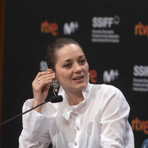 Marion Cotillard - Conférence de presse pour le film "Bigger than Us and Donostia Award" lors du 69e Festival de San Sebastian (Saint Sébastien), Espagne, le 17 septembre 2021.
