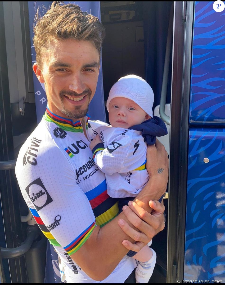 Julian Alaphilippe Boost Par Son Fils Nino mini champion Du Monde Et 