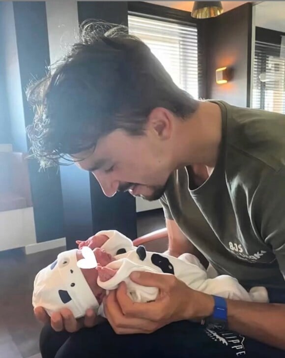 Julian Alaphilippe et son fils Nino sur Instagram. Le 20 juin 2021.