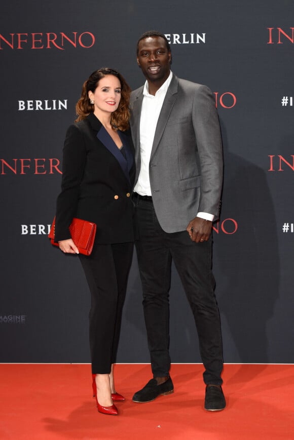 Omar Sy et sa femme Hélène - Première du film "Inferno" à Berlin. Le 10 octobre 2016.
